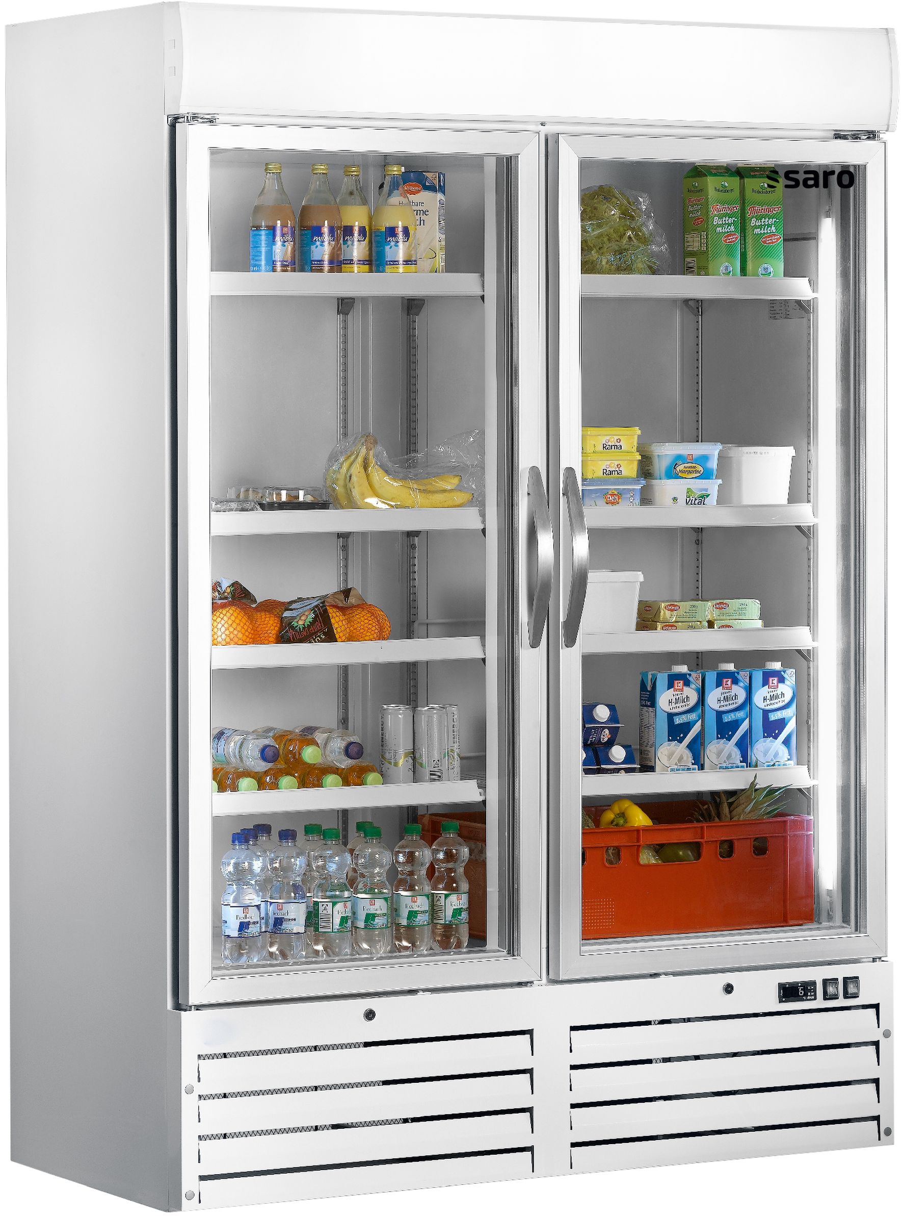 Kühlschrank, 2 Glastüren - weiß, Modell G 920