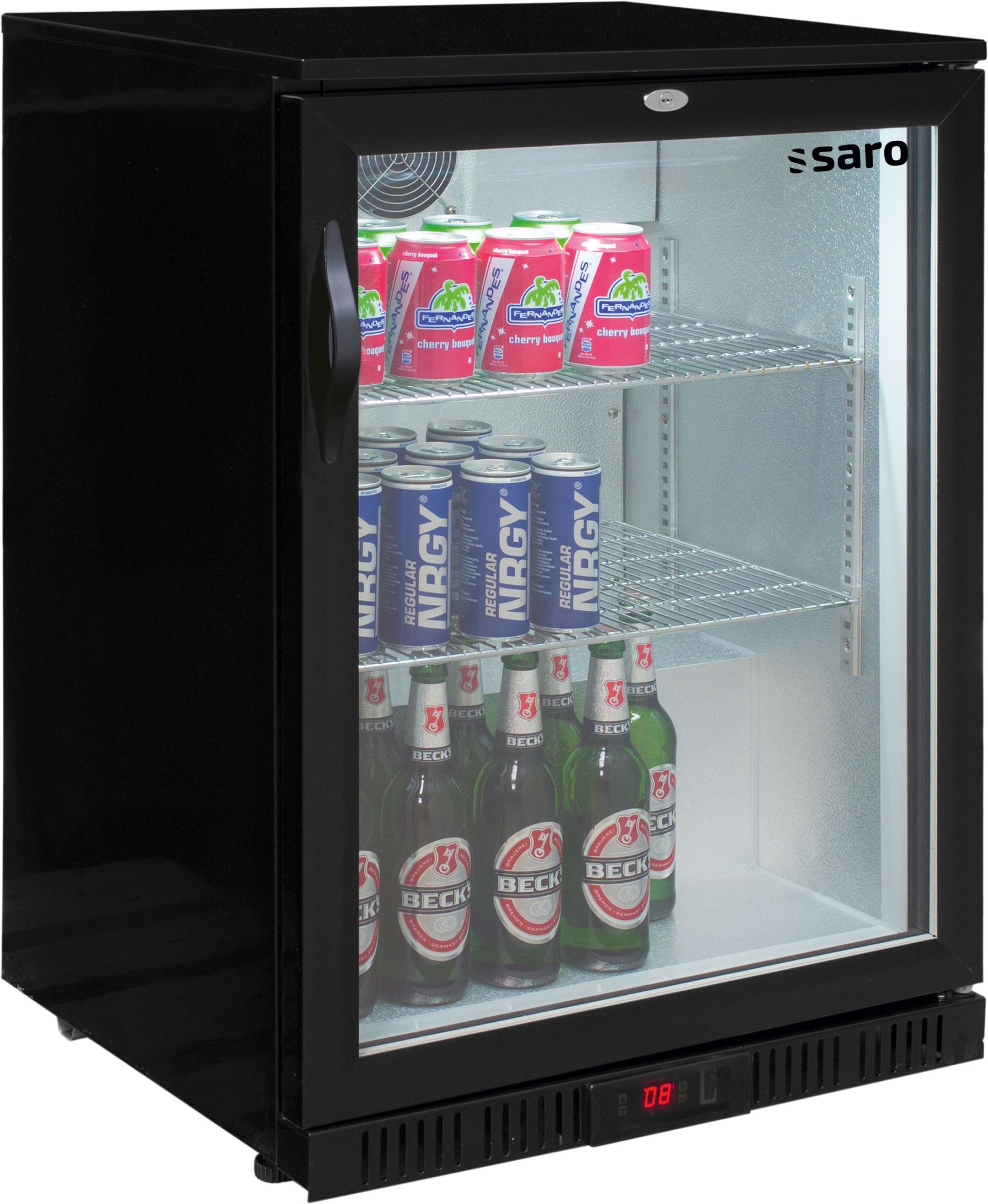 Saro Barkühlschrank, Getränkekühlschrank mit 1 Tür, Modell BC 138