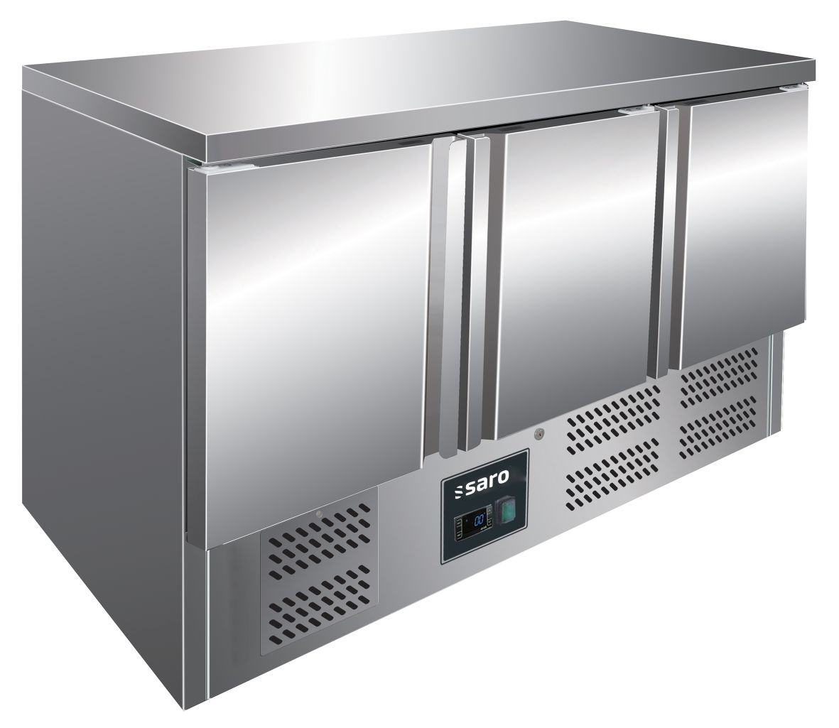 SARO Kühltisch mit 3 Türen, Modell VIVIA S 903 S/S TOP
