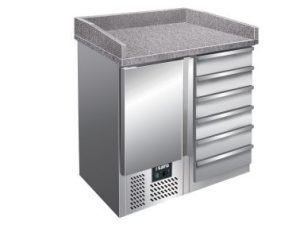 SARO Pizzatisch, 1 Tür+ 6 Schubladen, 
Modell PZ 4001