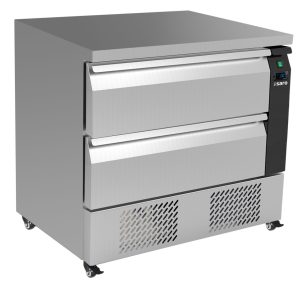 SARO Schubladenkühltisch mit 2 Schubladen, Modell DRAW 3SK