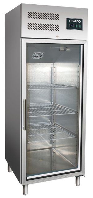 SARO Gewerbekühlschrank mit Glastür - 2/1 GN, 
Modell GN 600 TNG