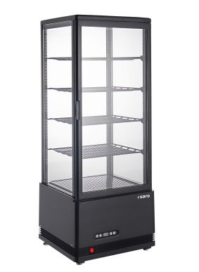 SARO Kühlvitrine 
Modell SC 100 AV, schwarz