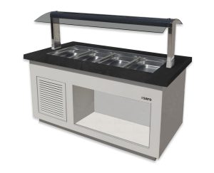 SARO Heißes Buffet 
Modell PREMIUM LINE SB-H170 weiß