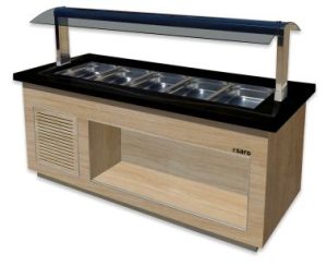 SARO Heißes Buffet für 5x 1/1 GN, 
Modell PREMIUM LINE SB-H200 OAK