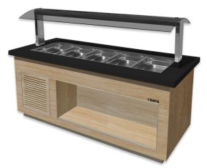 SARO Salatbar für 5x 1/1 GN, 
Modell PREMIUM LINE SB-K200 OAK