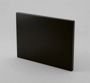 SARO Polyethylen-Schneidebrett, Anti-Rutsch-Füße, schwarz