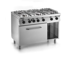 SARO Fast-Serie Gasherd mit Elektrobackofen Modell F7/FUG6LE