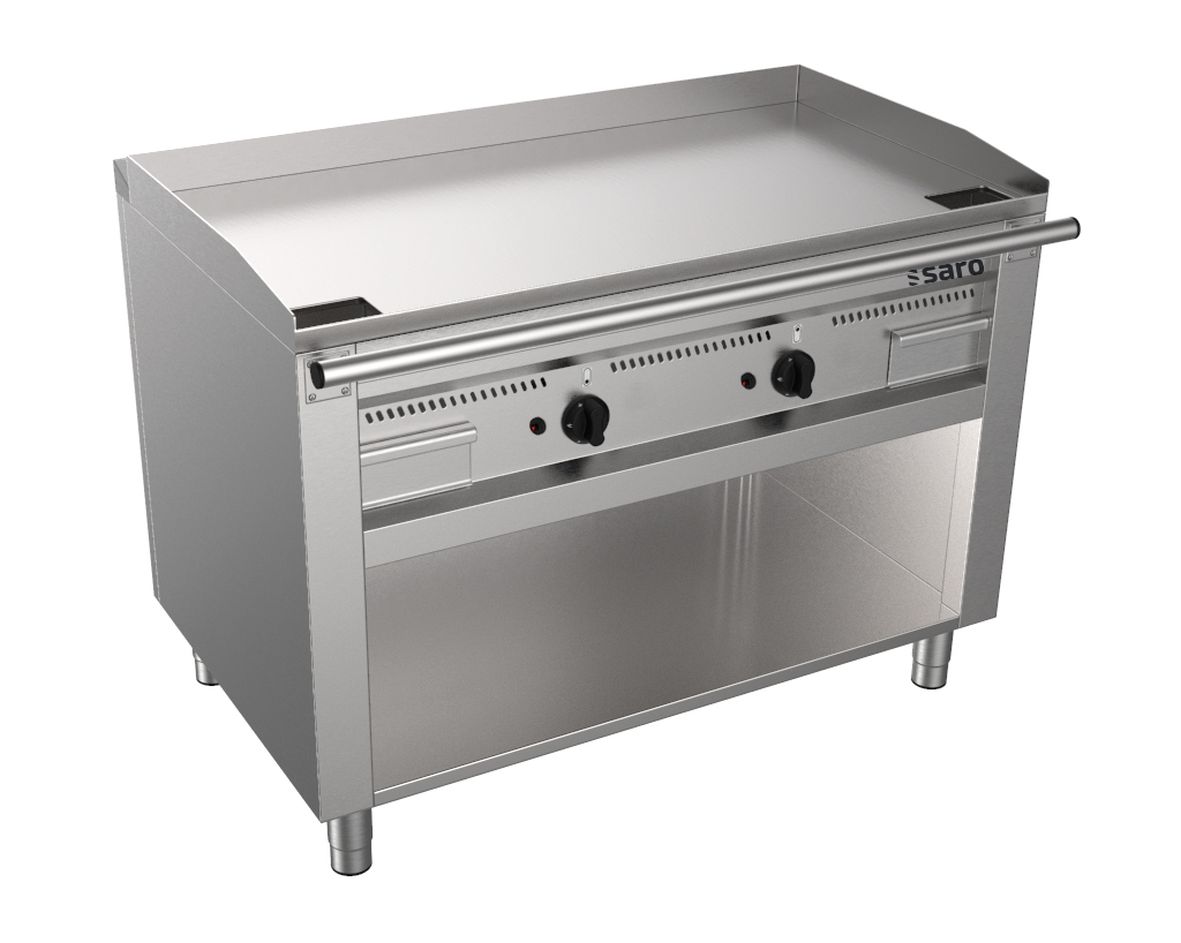 SARO Gas-Teppanyakigrill offenem Unterbau
Modell TEB2/120 G