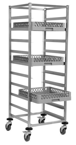 SARO Korbtrolley Regalwagen für Tabletts & Körbe 
Modell KT500