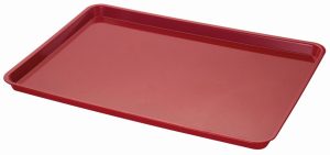 SARO ABS Tablett 590 x 410, Farbe: Rot, VPE 20