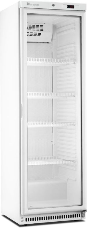 SARO Kühlschrank, Glastür - weiß, 
Modell ARV 430 CS PV