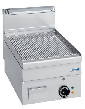 SARO Elektrogrillplatte, gerillt, Tischmodell EFT46R
