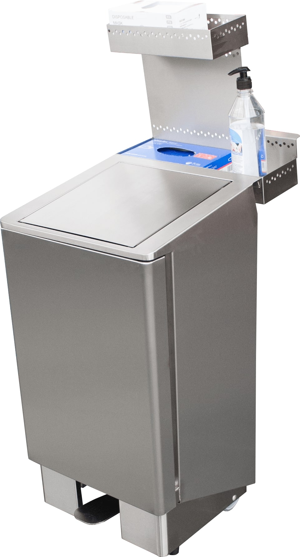 SARO Edelstahlmülleimer 60 Liter,
Modell Apollo – Bild 2