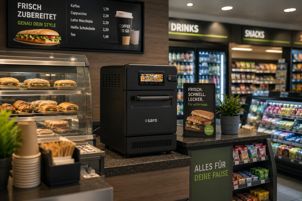 FlashCook high-speed oven in the convenience and snack sector