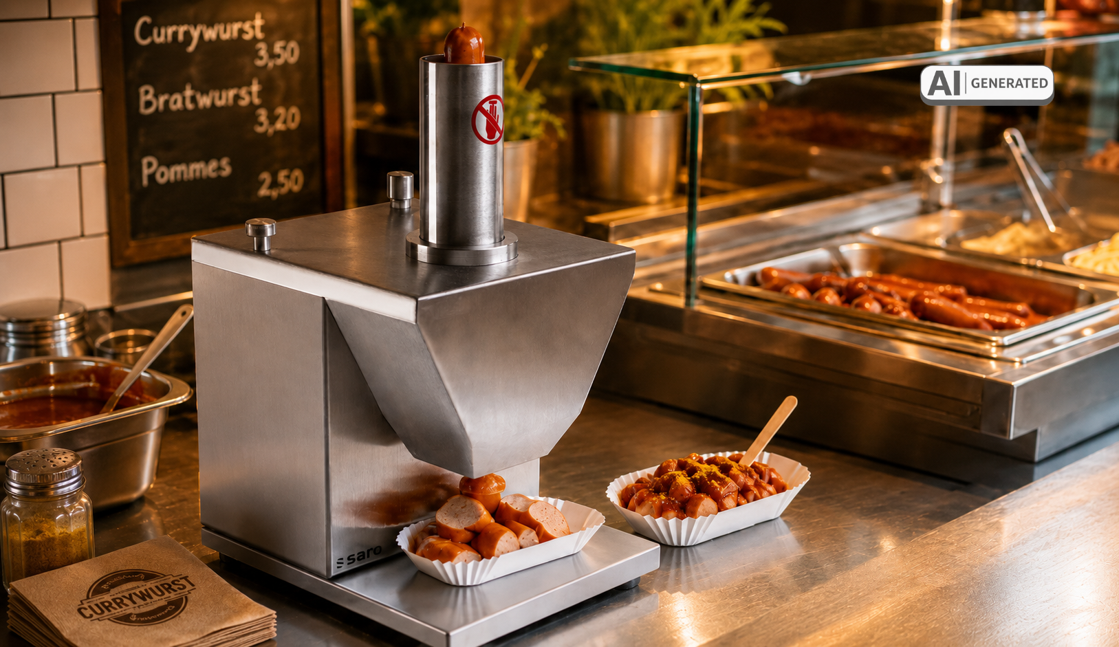 SARO Elektro-Currywurstschneider Modell ANDRE – Bild 2